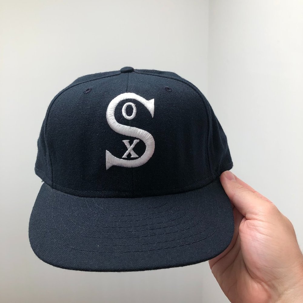 Vintage Fitted White Sox Hat 7 5/8